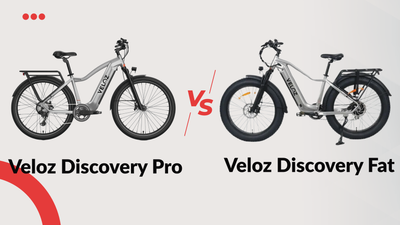 Veloz Discovery Fat Electric Bike vs Veloz Discovery Pro Electric Bike
