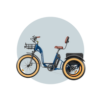 Addmotor Grandtan II Fat Tyre Electric Trike FREE Front Rack+Mirrors+Rear Bag 6 Months Free Service