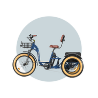 Addmotor Grandtan X Full Dual Suspension Electric Trike FREE Front & rear Rack+ Rear Bag 6 Months Free Service