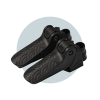 Electric Bike Junior Seat Foot Rests - Bincho Black