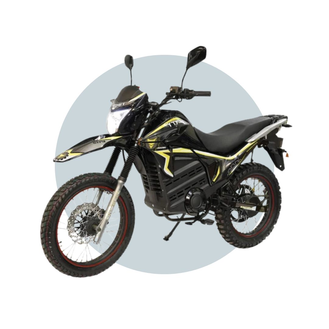 Electric Motorcycle Denzel Model Liberty 15,000W More than 100-120 Km