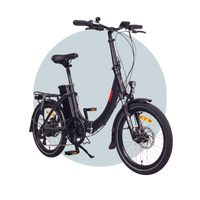 NCM FOO F1 Folding Electric Bike, 250W-350W 13Ah Battery 6 Months Free Service