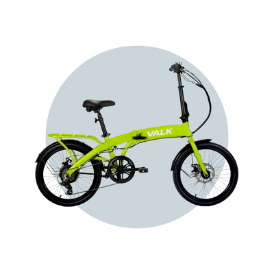 VALK Shuttle 5 Electric Folding Bike 20" Tyres, Shimano 7-Speed 6 Months Free Service