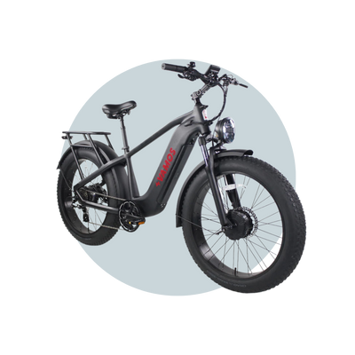 Vamos Electric Bike Model EL HEFE DUAL MOTOR All Terrain 200 kilos Load 750Watts Motor 6 Month Free Service