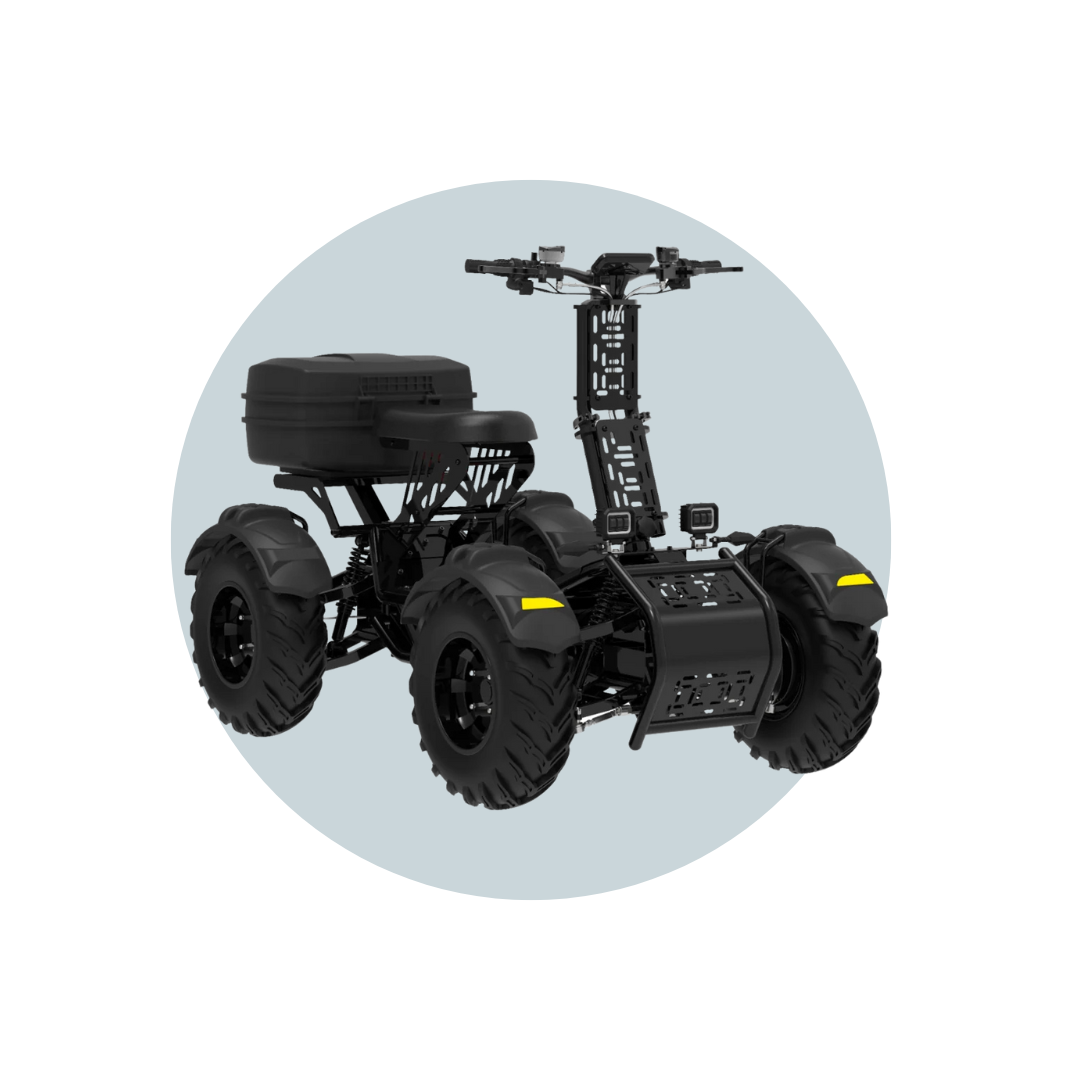 four wheel electric bicycle TrikExplor F426e Quad Adaptive Bikes a pillar in the eBike industry beloved by more than 400 First Ride: The Four-Wheeled CityGo