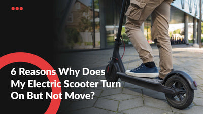 6 raisons pour lesquelles mon scooter électrique s'allume mais ne bouge pas ?