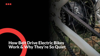 How Belt Drive Electric Bikes Work – And Why They’re So Quiet