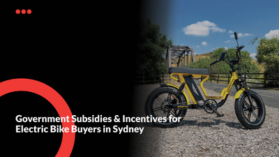 Government Subsidies and Incentives for Electric Bike Buyers in Sydney - Eozzie