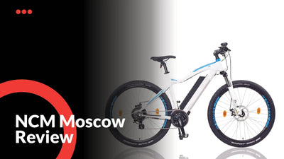 NCM Moscow ebike in white colour