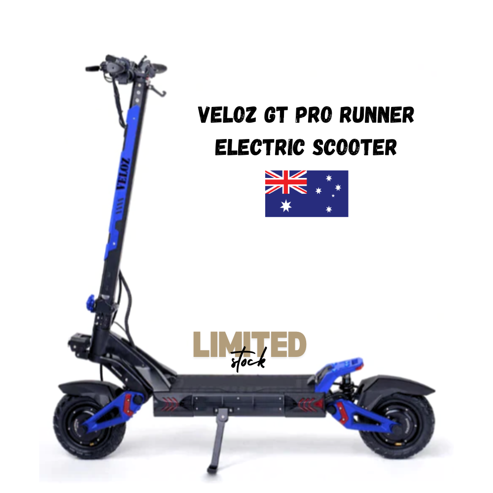 Best Veloz GT Pro Runner Electric Scooter Bike Dual Motor 6 Month Free Service