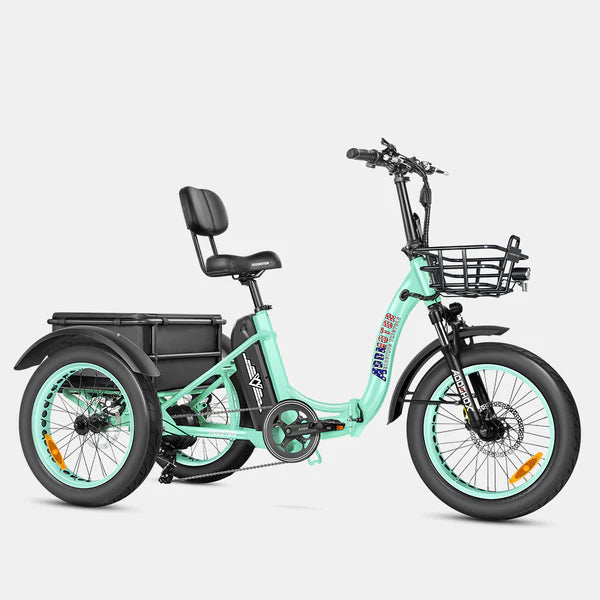 Triketan M-330F Folding Electric Trike 6 Months Free Service