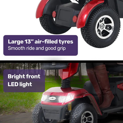 Veloz Bush Rider Mobility Scooter Ultra Large-sized  All Sizes for Elderly