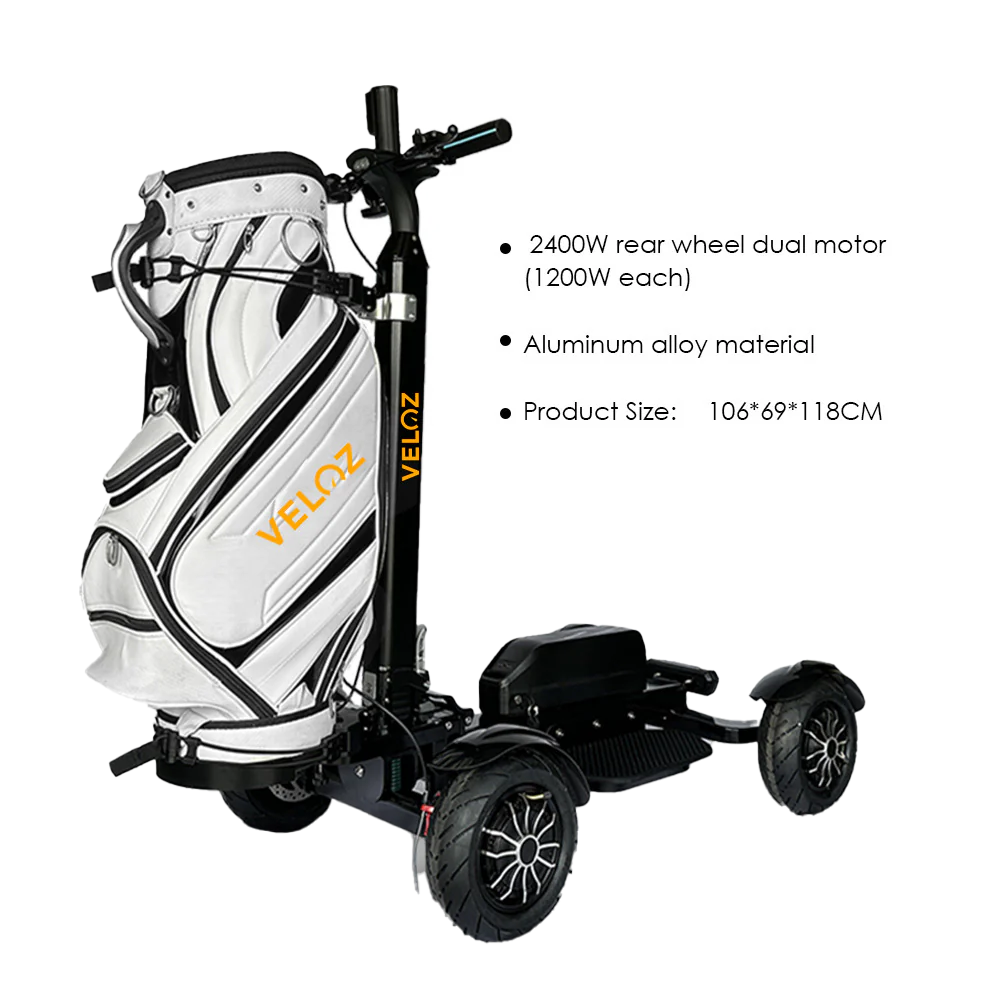 Veloz Electric Scooter Golf Model 2024 with reverse!! 2400 Watts Motor  20Ah Battery 6 Months Free Service