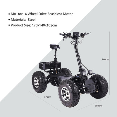 Veloz Terra-Beast 8000W ATV Off Road Electric Scooter 6 Months Free Service