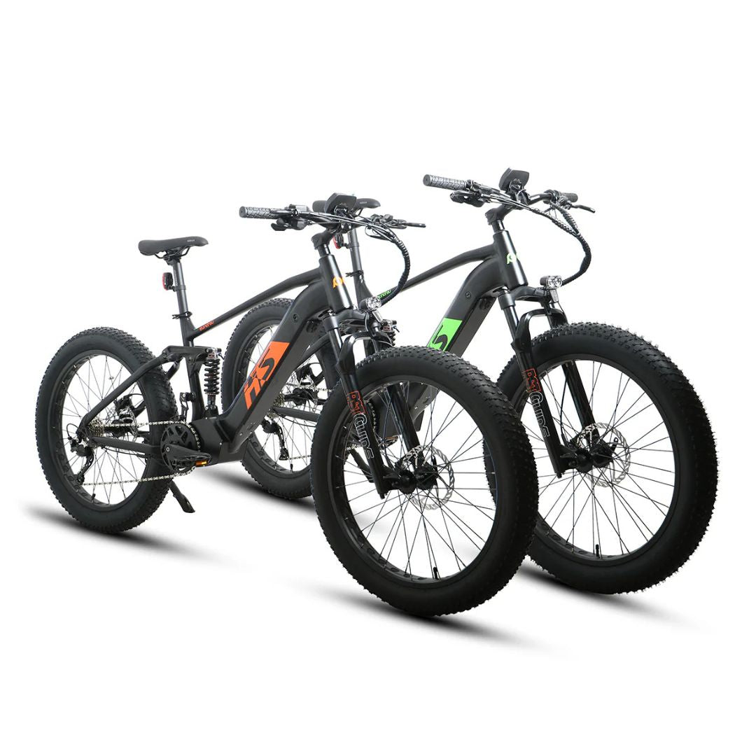 Buy 1 Get 1 Free Eunorau Fat-HS eBike 1000W Mid Motor 15Ah battery 6 Months Free Service