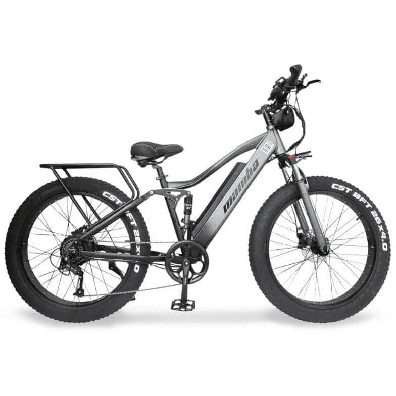 2023 NEW KRISTALL MAMBA TP26 48V 17AH BATTERY 750W MOTOR FAT TIRE EBIKE Hydraulic Brake 6 MONTHS FREE SERVICE - EOzzie Electric Vehicles