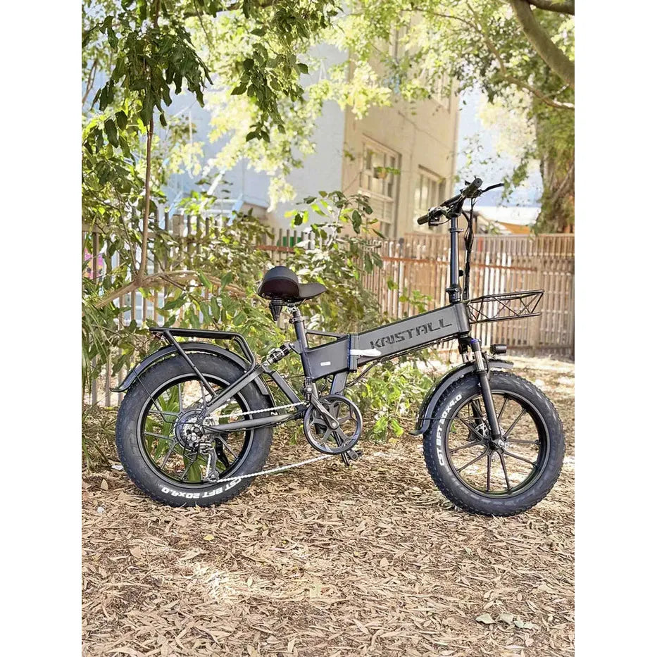 KRISTALL RX20 ELECTRIC BIKE NEW MODEL 2023 17AH BATTERY 750W FAT TIRE FOLDING BIKE