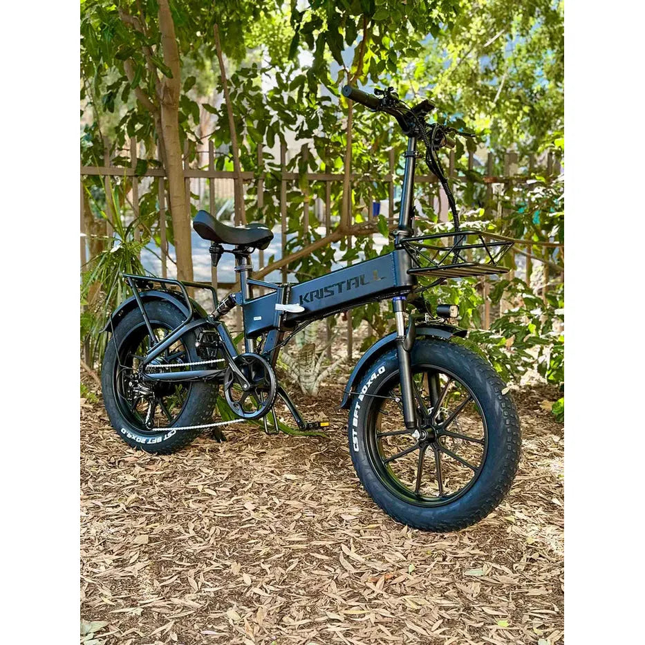 KRISTALL RX20 ELECTRIC BIKE NEW MODEL 2023 17AH BATTERY 750W FAT TIRE FOLDING BIKE