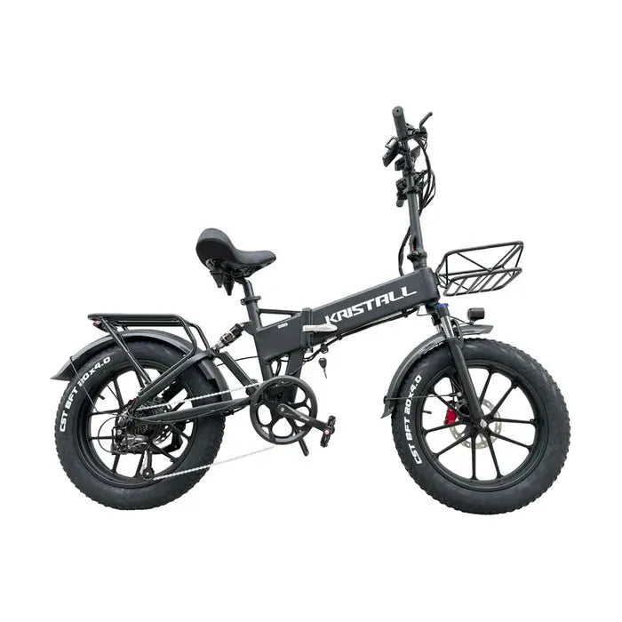 KRISTALL RX20 ELECTRIC BIKE NEW MODEL 2023 17AH BATTERY 750W FAT TIRE FOLDING BIKE