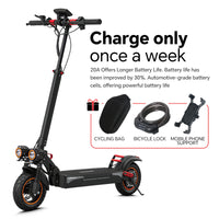 Wall-E M14 Pro 800W Off-Road Electric Scooter with NFC Long Range 6 Months Free Service