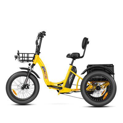 Addmotor Triketan M-330F Folding Electric Trike FREE Front Rack+Mirrors+Rear Bag 6 Months Free Service