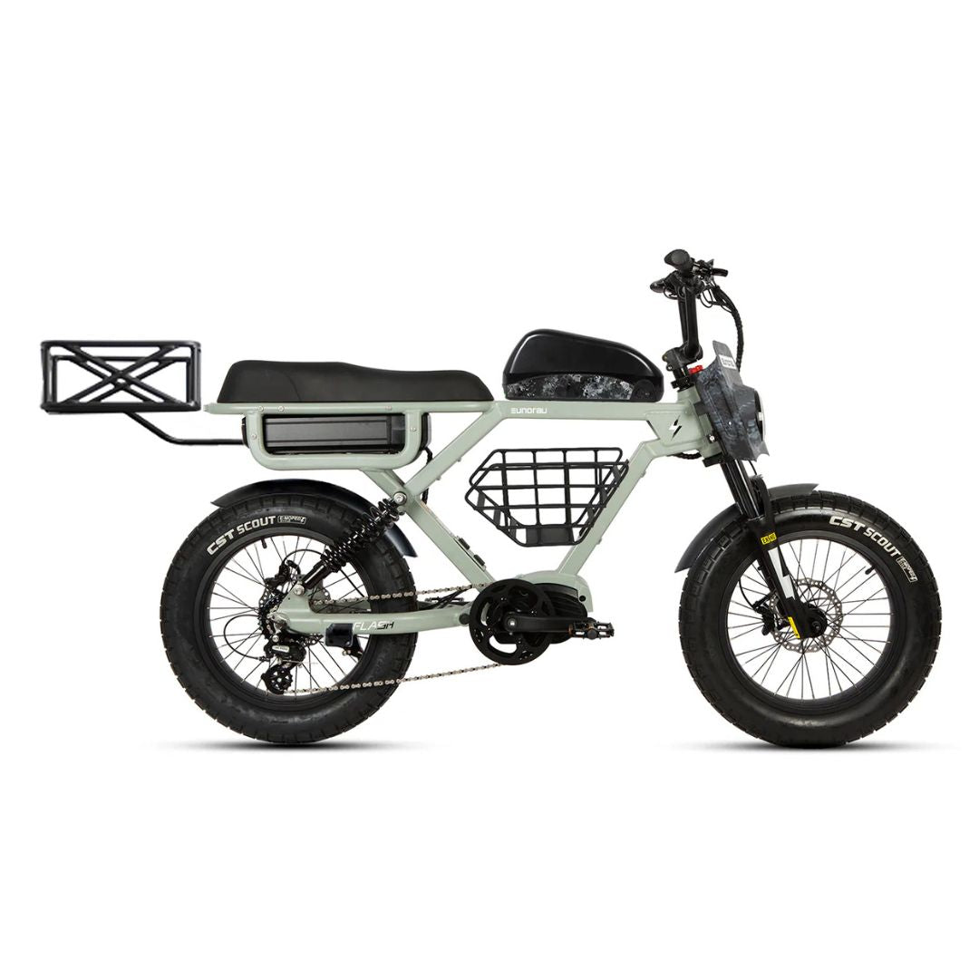 Eunorau Flash eBike 1000W Mid-Motor 16Ah Battery 6 Months Free Service