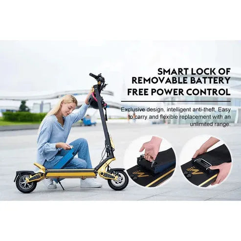 MUKUTA 9 Plus  Electric Scooter Dual Motor High-Tech  6 Months Free Service