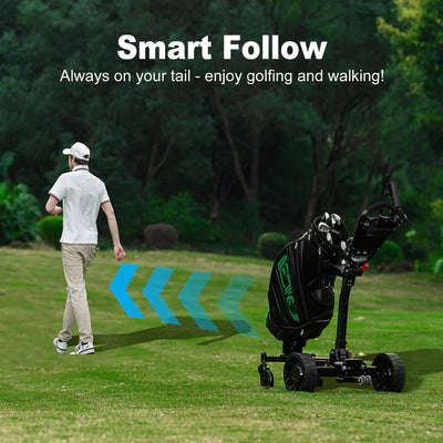Veloz T3 Golf Electric Trolley Bluetooth Remote Control Follow Golf Car