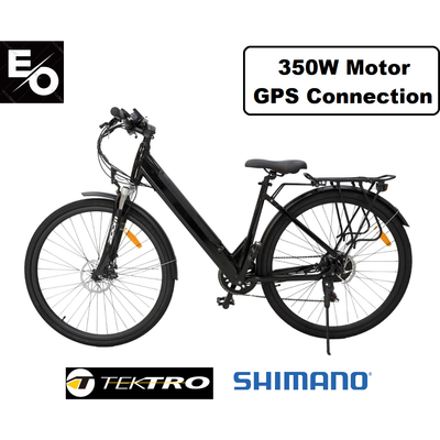 Electric Bike Veloz Forever Unisex step through 350 Watts  29"/700 Full  city equipment Six months free service - EOzzie Electric Vehicles