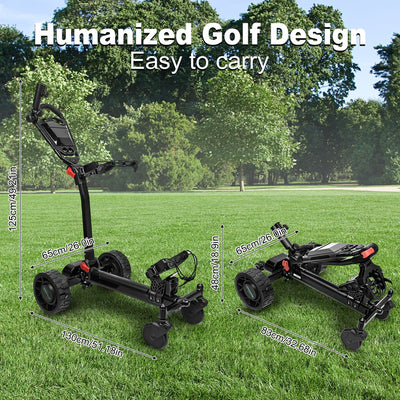 Veloz T3 Golf Electric Trolley Bluetooth Remote Control Follow Golf Car