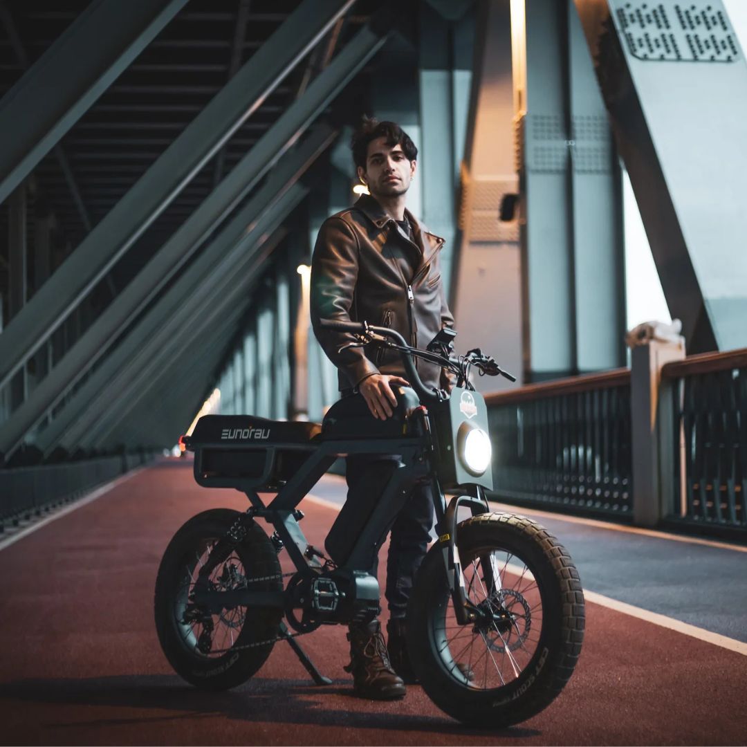 Eunorau Flash eBike 1000W Mid-Motor 16Ah Battery 6 Months Free Service