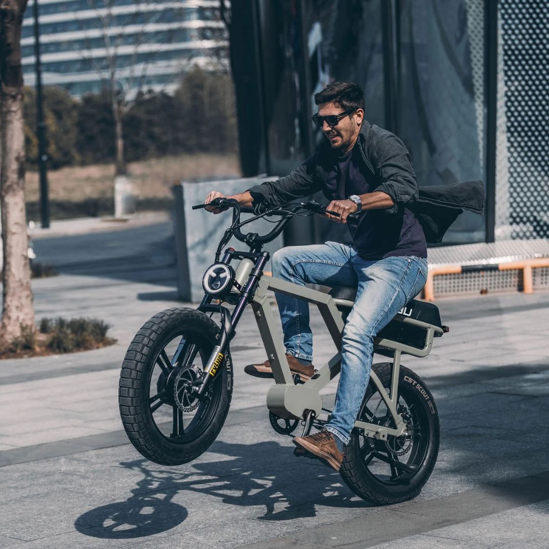 Eunorau Flash eBike 1000W Mid-Motor 16Ah Battery 6 Months Free Service