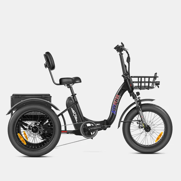 Triketan M-330F Folding Electric Trike 6 Months Free Service