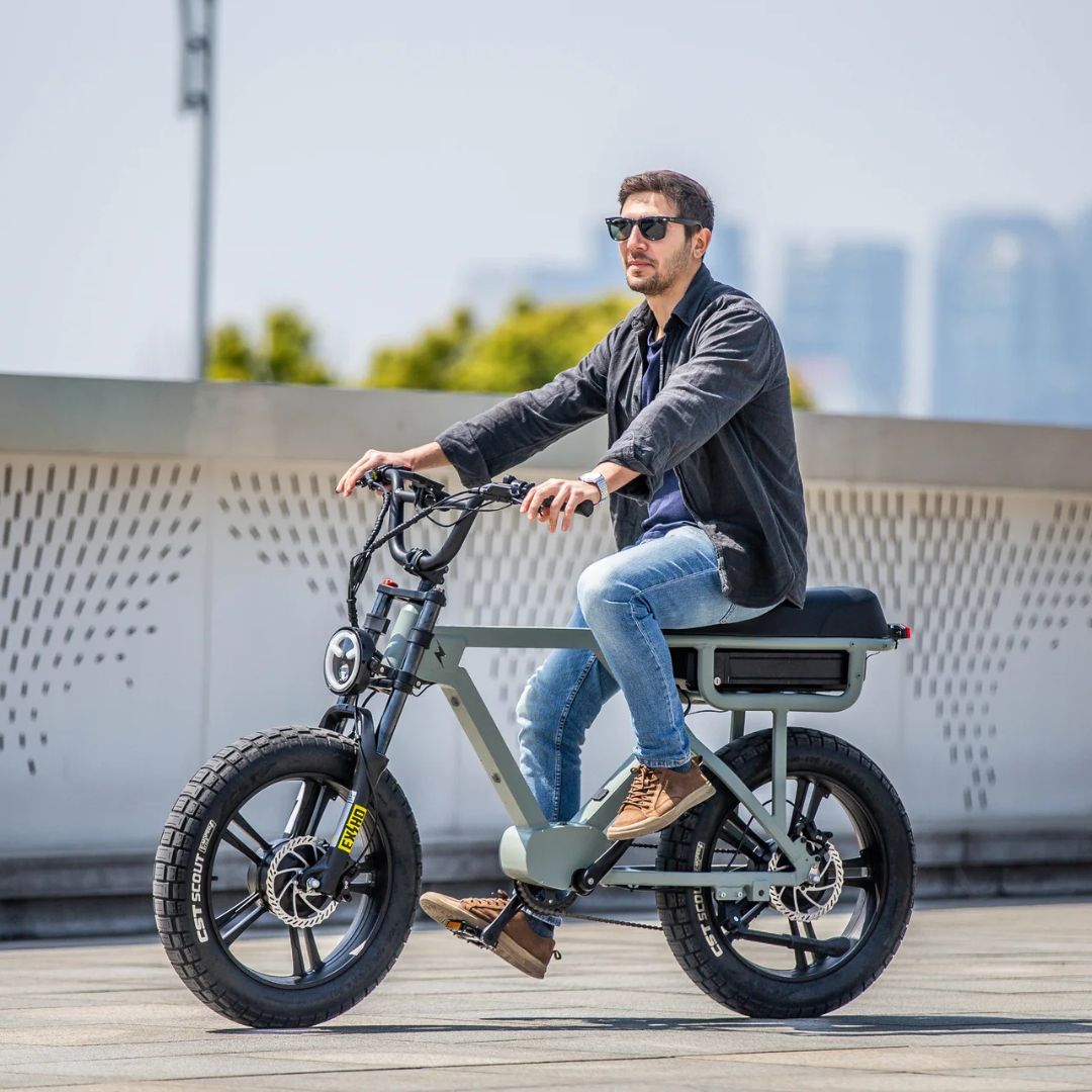 Eunorau Flash eBike 1000W Mid-Motor 16Ah Battery 6 Months Free Service