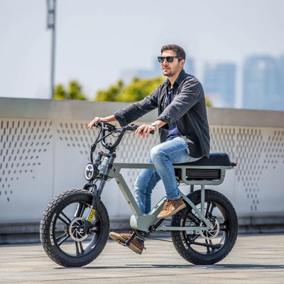 Eunorau Flash eBike 1000W Mid-Motor 16Ah Battery 6 Months Free Service