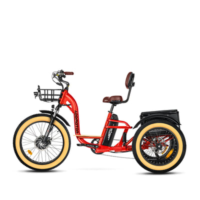 Addmotor Grandtan X Full Dual Suspension Electric Trike FREE Front Rack+Mirrors+Rear Bag 6 Months Free Service