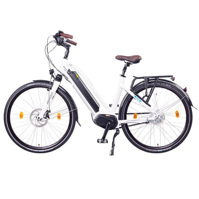 NCM Milano Max N8R Trekking E-Bike, City-Bike, 250W Motor, 36V 16Ah 576Wh Battery [White 28"]