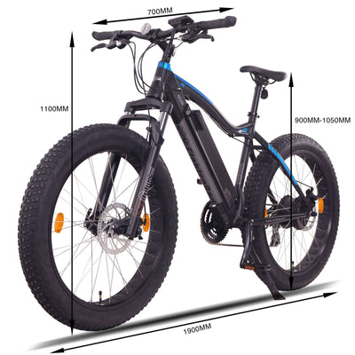 NCM Aspen Fat Electric Bike 500W 13Ah Battery 6 Months Free Service