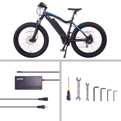 NCM Aspen Fat Electric Bike 500W Peak Motor 13Ah Battery 6 Months Free Service