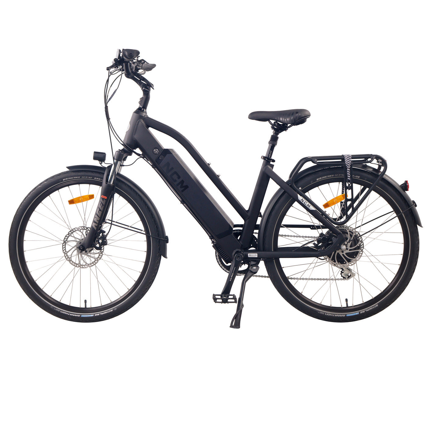 NCM T7s Step Thru Trekking E-Bike, 250W-500W, 48V 19Ah 912Wh Battery [Sand 26"]