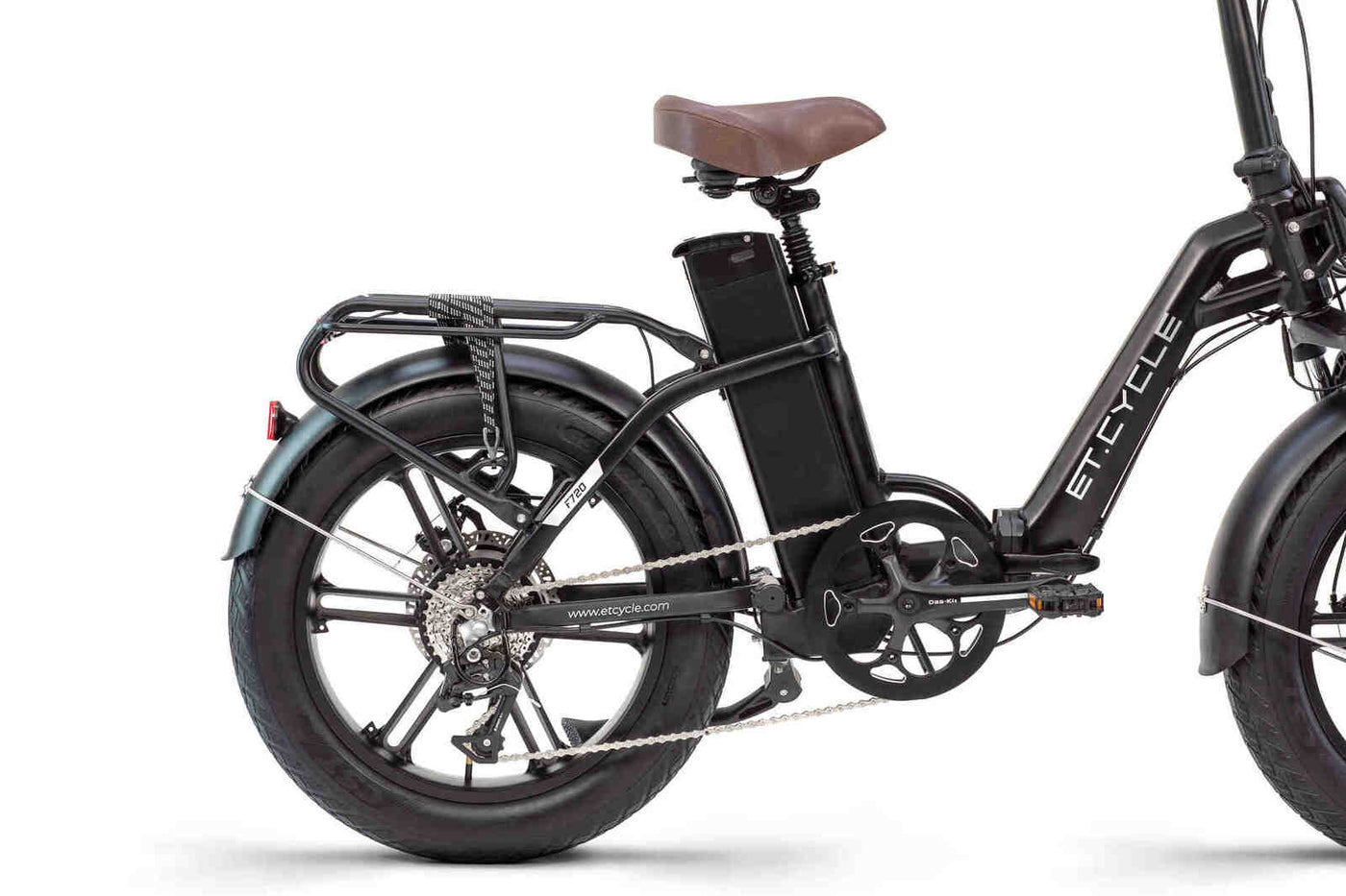 ET.Cycle F720 Folding E-Bike, 250W-750W, 48V 15Ah, 720Wh [Matt Black 20"]