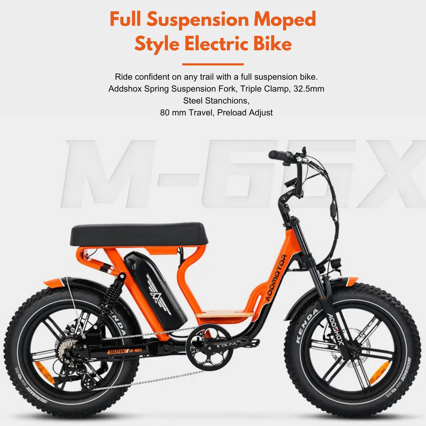 AddMotor FAT MATE M-66X Electric Bike 750W 170km Distance 6 Months Free Service