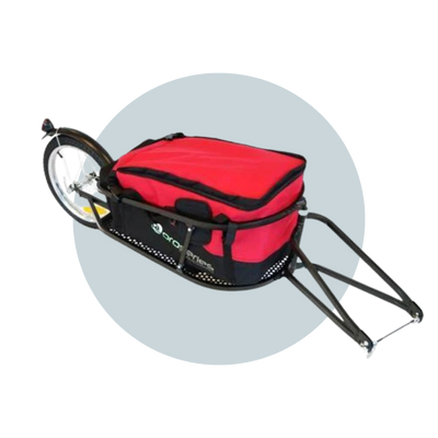 BAG ONLY - 90L Red Bag fits Single Wheel Cargo Trailer