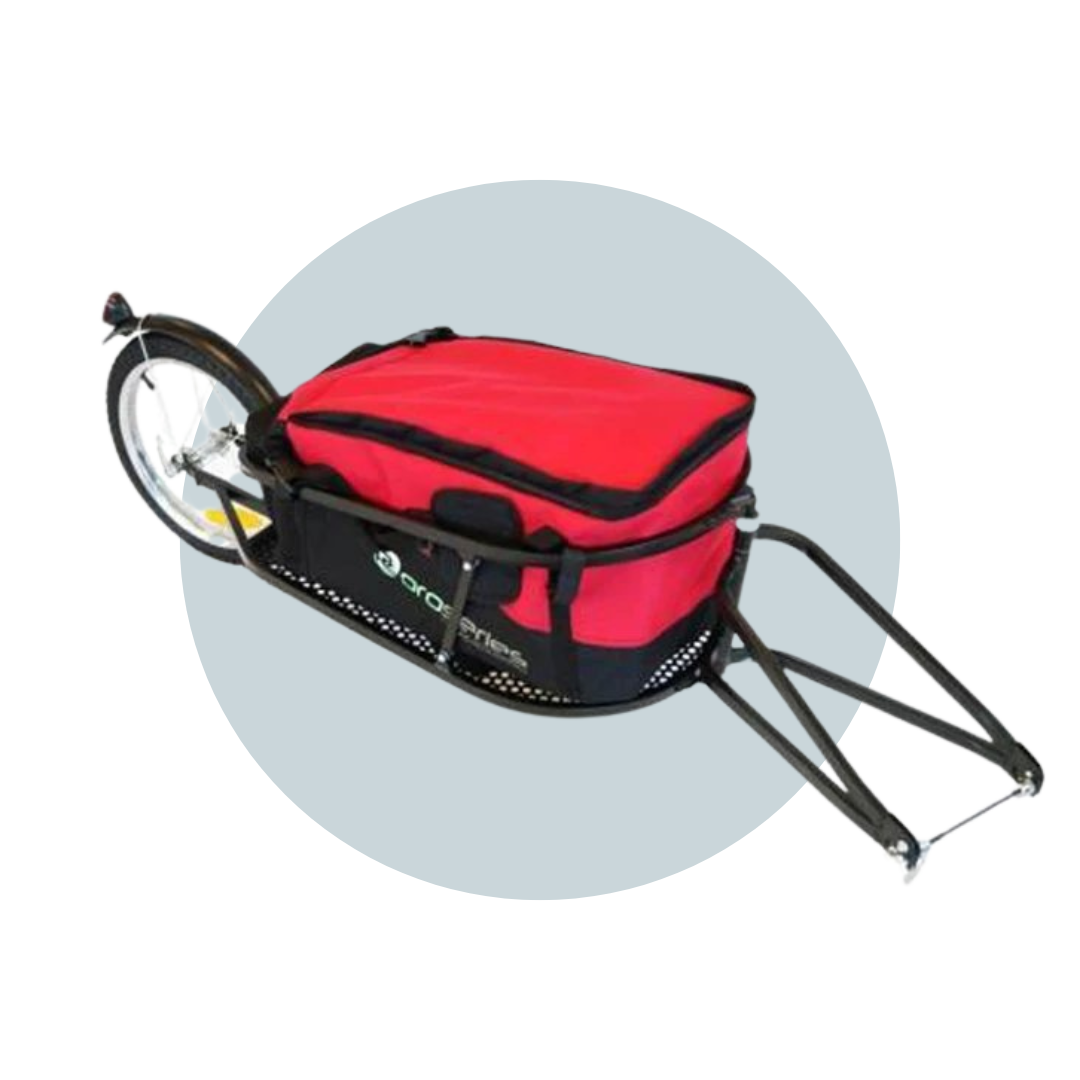 BAG ONLY - 90L Red Bag fits Single Wheel Cargo Trailer