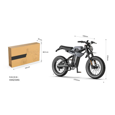 Bolzzen Bandit eBike Long Beach Range 6 Months Free Service