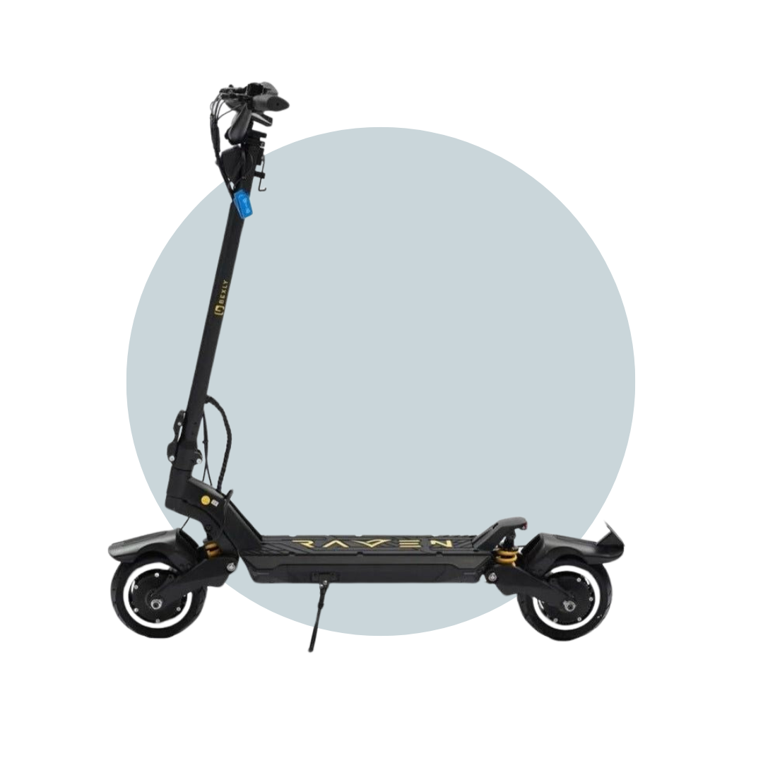 Bexly Raven Electric Scooter 15.6 Ah Wide Tyre Dual Motor 6 Months Free Service