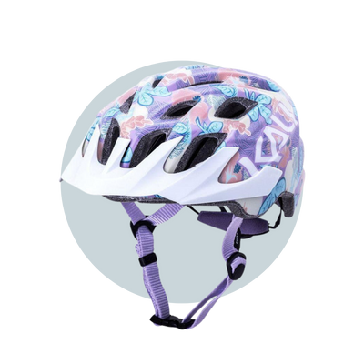 CHAKRA YOUTH HELMET FLORA GIRLS PURPLE (52-57CM)