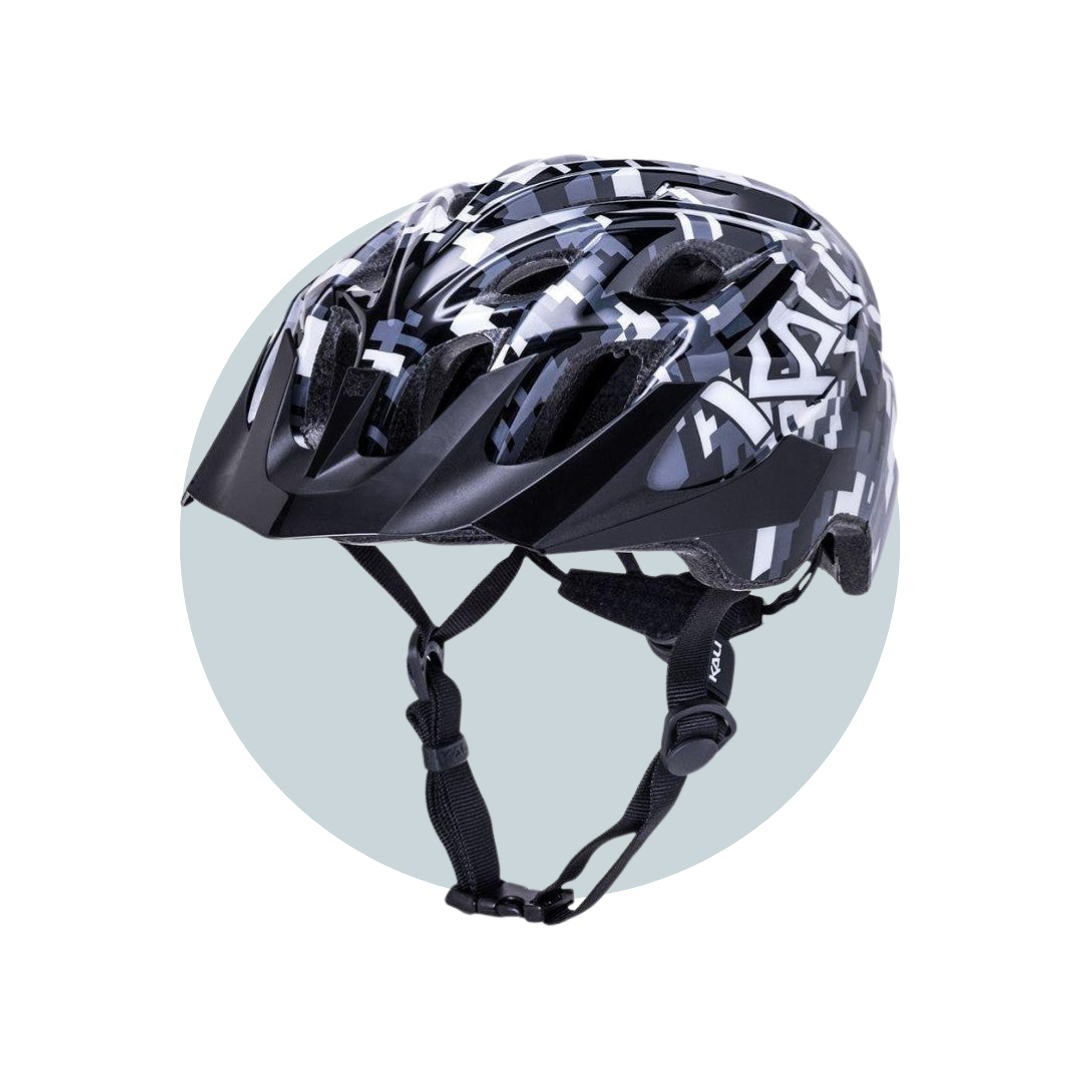 CHAKRA YOUTH HELMET PIXEL BOYS BLACK (52-57CM)