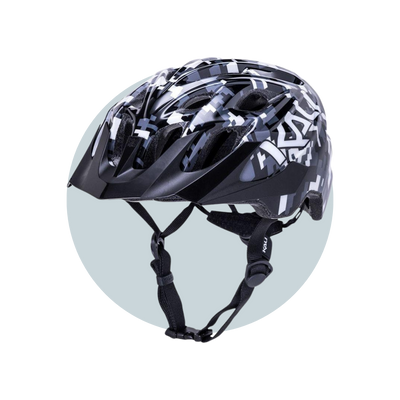 CHAKRA YOUTH HELMET PIXEL BOYS BLACK (52-57CM)