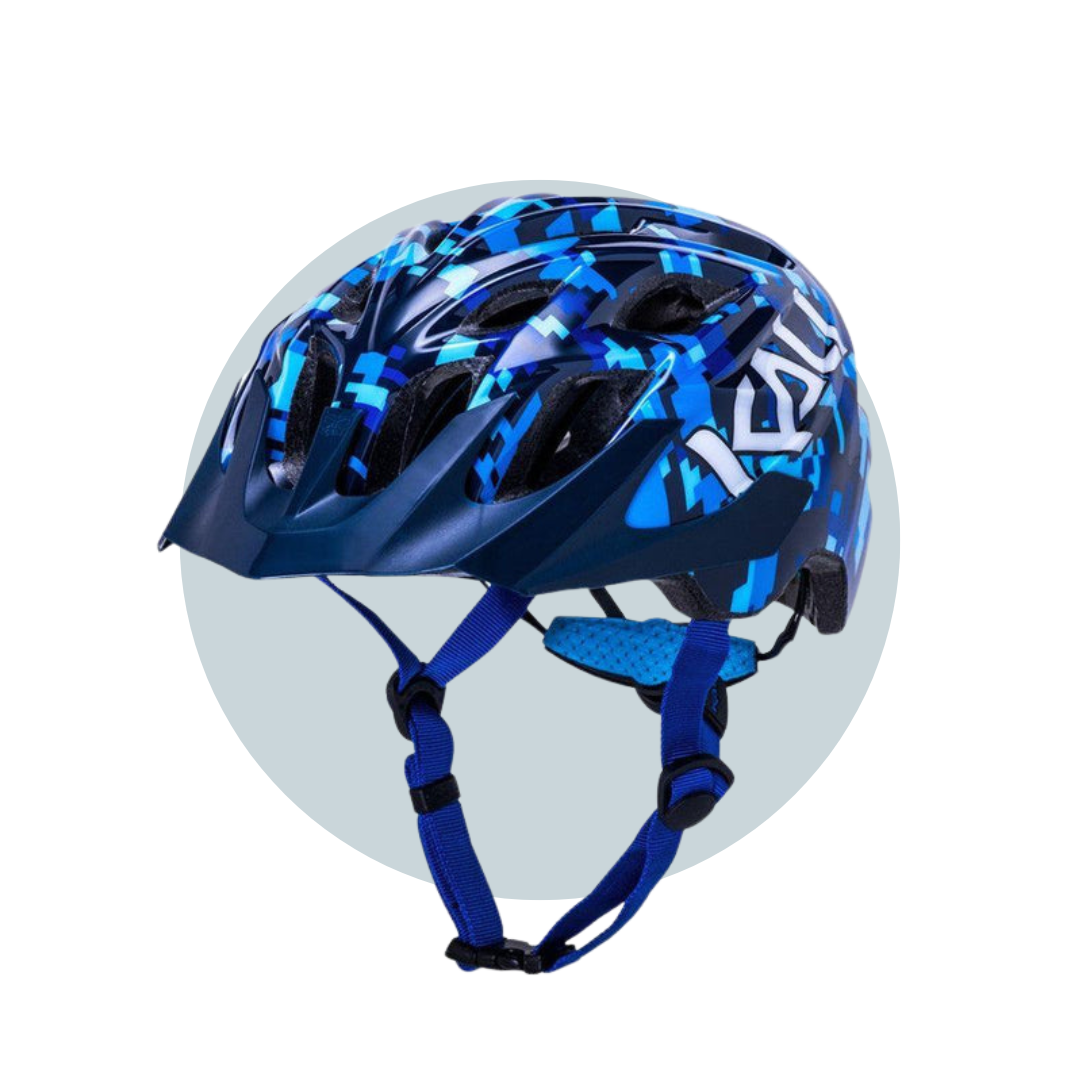 CHAKRA YOUTH HELMET PIXEL BOYS BLUE (52-57CM)
